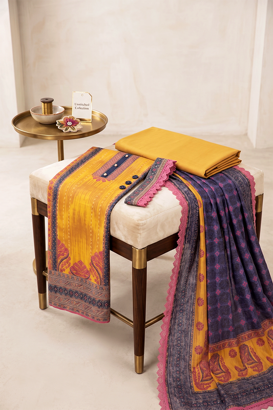 Soha Afreen Unstitched Printed Lawn 3pc
