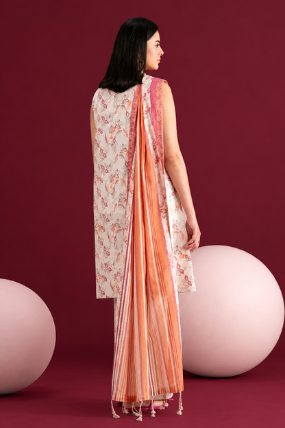 Nishat 3 Piece Unstitched - Printed Loose Fabric Lawn