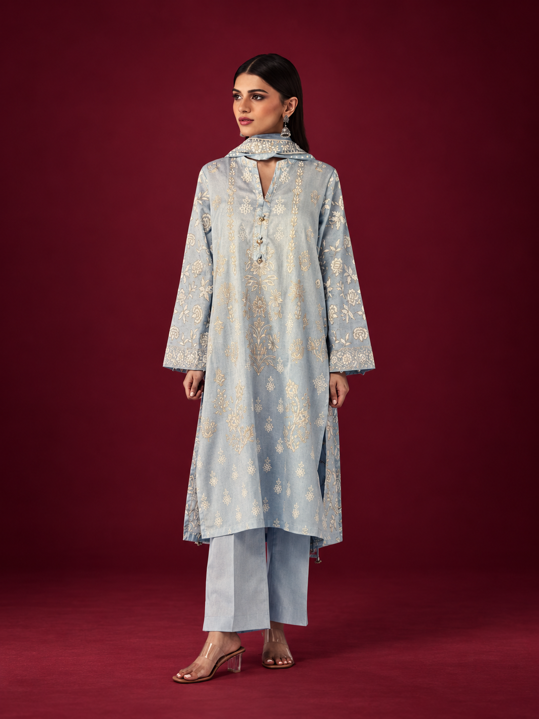 Khaadi 3 Piece Suit Lawn Unstitched