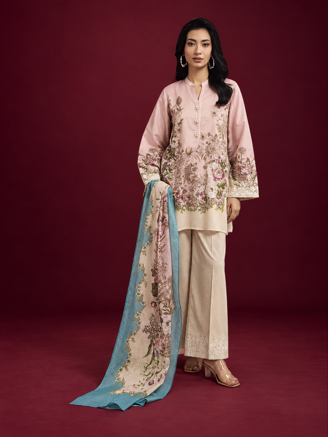 Khaadi 3 Piece Suit Lawn Unstitched