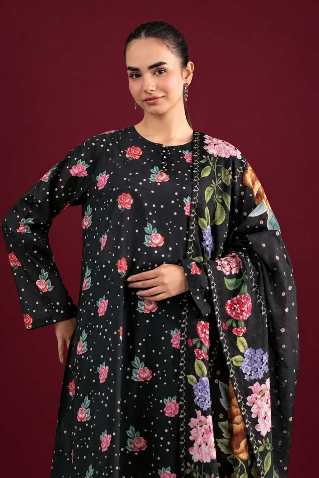 Nishat 3 Piece Unstitched - Digital Printed Suit Lawn