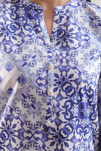 Unstitched Printed Warm Cotton 3 Piece