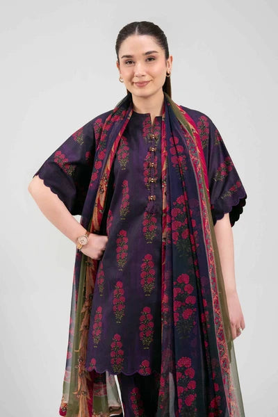 Nishat 3 Piece Unstitched - Digital Printed Suit