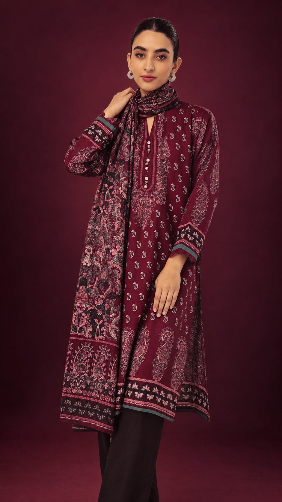 Khaadi 3 Piece Suit Lawn Unstitched