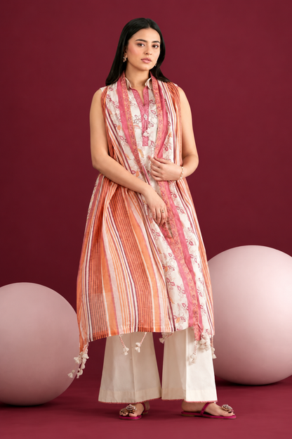 Nishat 3 Piece Unstitched - Printed Loose Fabric Lawn