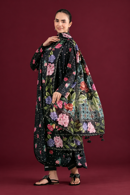 Nishat 3 Piece Unstitched - Digital Printed Suit Lawn