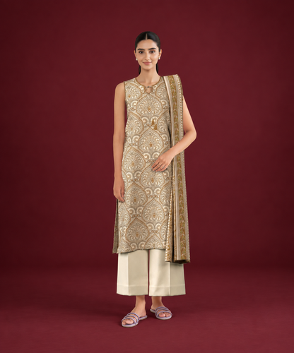 Sapphire 3 PIECE Unstitched - PRINTED LINEN SUIT