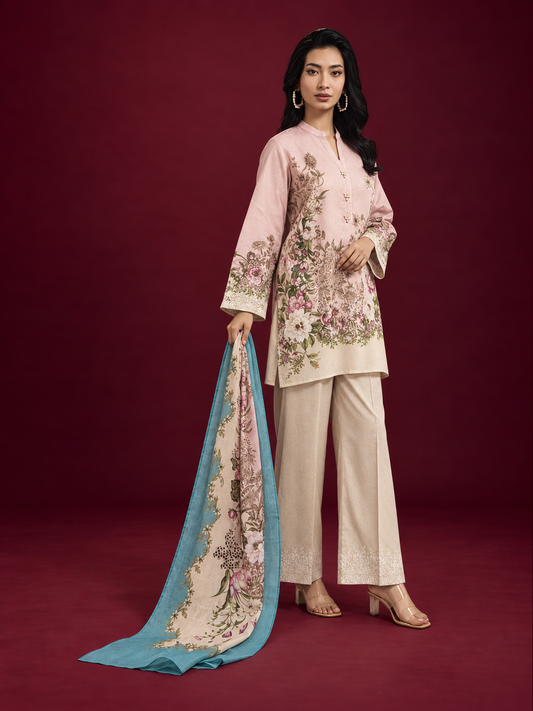 Khaadi 3 Piece Suit Lawn Unstitched