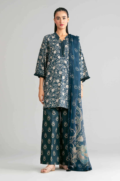 3 Piece - Digital Printed Suit - 42601574