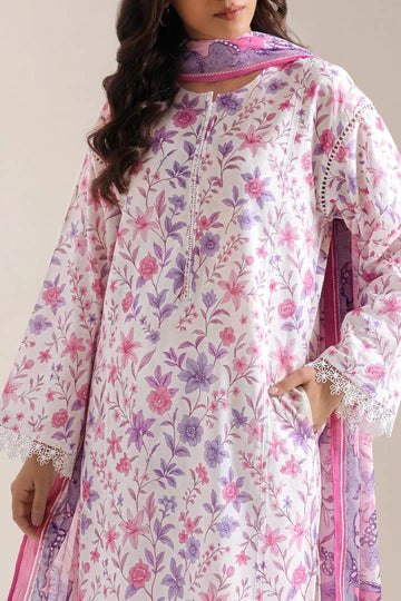 Unstitched Printed Warm Cotton 3 Piece