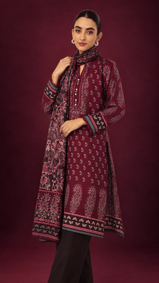 Khaadi 3 Piece Suit Lawn Unstitched