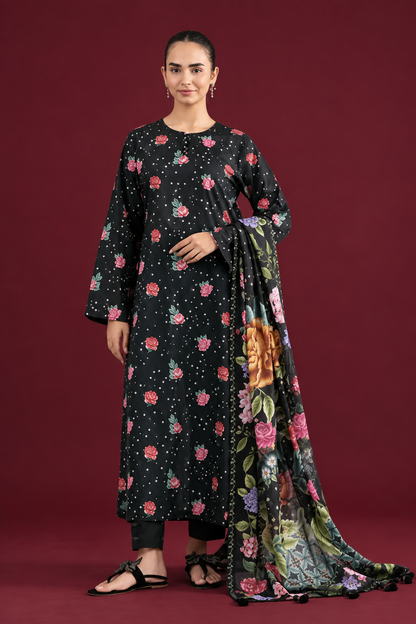 Nishat 3 Piece Unstitched - Digital Printed Suit Lawn