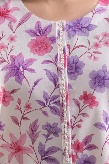 Unstitched Printed Warm Cotton 3 Piece